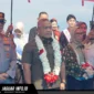 Kapolda Sulawesi Utara Brigjen Pol Yudo Hermanto beserta istri, Ny. Shinta Yudo Hermanto, saat tiba di Gedung VVIP Bandara Internasional Sam Ratulangi Manado, Selasa (8/9/2026).