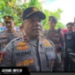 saat memberikan keterangan kepada awak media usai upacara penyerahan pataka di halaman Mapolda Sulut pada 10/09/26.