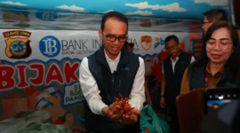 Penyaluran Fasilitasi Distribusi Pangan cabai rawit di Manado, Sulawesi Utara.