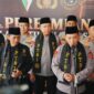 Kapolri Jenderal Polisi Listyo Sigit Prabowo saat meresmikan Balai Latihan Seni Silat Pesanggrahan Tjimande di Banten, 18/09/2026.