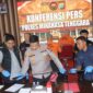 Polres Minahasa Tenggara berhasil menangkap dua pelaku pembunuhan berinisial GN dan JG di Bandara Sam Ratulangi Manado saat hendak melarikan diri ke Surabaya.