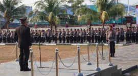 Kapolda Sulut Irjen Pol Yudo Hermanto memimpin langsung jalannya upacara Hari Kesaktian Pancasila di Lapangan Presisi Mapolda Sulut, Kamis (01/10/26).