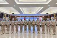 Sebanyak 12 orang personel Polda Sulut yang terpilih yaitu IPDA Vinda Meliawati Israel, Bripka Miranda Estoril Irjantini Renjaan, Bripka Yesus Marselano Ticoalu, Brigpol Irene Sinthia Suyadi, Brigpol Rikter Poningko, Brigpol Yuan Asazi Otoluwa, Brigpol Andika Eko Putra, Brigpol Marnex Linggar, Briptu Irfandi Onthoni, Briptu Dizayer Eclesias Kapugu, Briptu Dandi Claudio Manangka, dan Briptu Christo Raphael Paath saat persiapan penugasan internasional.