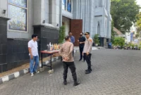 Kapolresta Manado Kombes Pol Irham Halid melalui program Minggu Kasih memastikan pengamanan ibadah di gereja-gereja Kota Manado berjalan aman dan tertib.