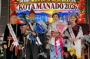 Suasana panggung malam puncak Pemilihan Duta Kebudayaan Kota Manado 2026 di Graha Gubernuran Bumi Beringin, Manado.