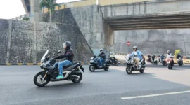 Torang Honda mengajak pengendara sepeda motor menerapkan #Cari_Aman dan mengutamakan keselamatan dalam berbagai kondisi cuaca.