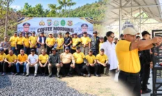 Kapolda Sulut Yudo Hermanto Perkuat Sinergi APH Lewat Coffee Morning dan Fun Shooting