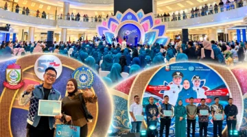 Pertamina Patra Niaga Regional Sulawesi menerima penghargaan atas dukungan pemberdayaan masyarakat melalui Program Kampung Lontara di Makassar.