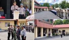 Polres Kepulauan Sangihe menggelar Apel Gelar Pasukan Operasi Patuh Klabat 2026 pada Senin (26/10/2026).