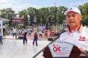 Kepala OJK Sulawesi Utara dan Gorontalo, Robert Sianipar, saat menyampaikan sambutan pada pembukaan Bulan Inklusi Keuangan (BIK) 2026 di Museum Negeri Provinsi Sulawesi Utara, Manado, Sabtu (10/10/2026). 