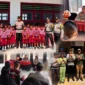 Kapolsek Wori Ipda Desnal Christian bersama Bhabinkamtibmas melaksanakan sambang dan koordinasi dengan perangkat Desa Nain Induk.
