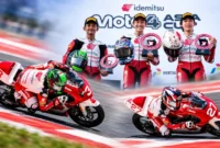 Bintang Pranata meraih podium kedua pada race pertama Idemitsu Moto4 Asia Cup 2026 di Pertamina Mandalika International Circuit, Sabtu (10/10).