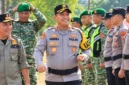 Kapolres Bolmut AKBP Andhika Fitransyah memimpin Apel Gelar Pasukan Operasi Patuh Klabat 2026 di Lapangan Apel Sanika Satyawada Polres Bolmut, Senin (26/10/2026).