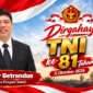 Ketua Porgasi Sulawesi Utara Berry Betrandus menyampaikan ucapan Dirgahayu TNI ke-81 tahun pada 5 Oktober 2026.